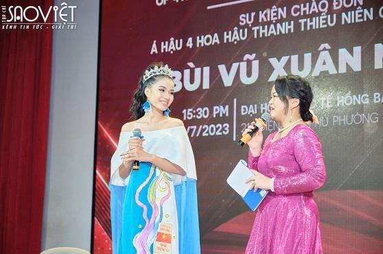 Bùi Vũ Xuân Nghi tổ chức homecoming sau 2 tuần đăng quang Á hậu 4 Miss Teen International 2023