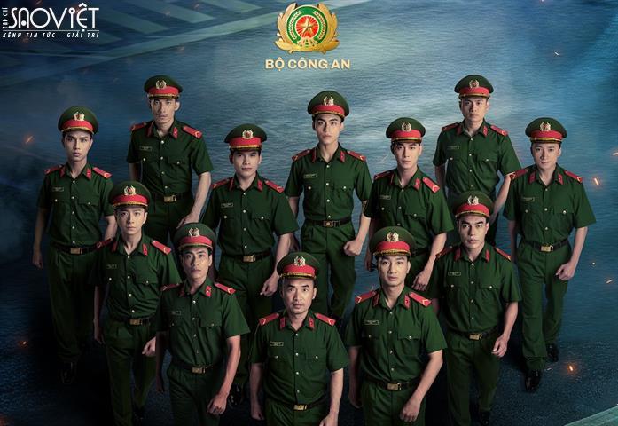 Chiến sĩ quả cảm tung poster tập 2: Khi 12 nghệ sĩ nổi tiếng tự hào khoác lên mình cảnh phục CAND