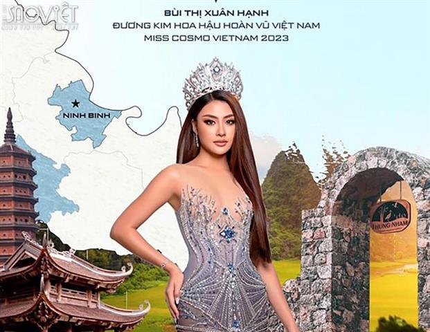 Công bố đại sứ Văn hóa Du lịch tỉnh Ninh Bình và lịch hoạt động của Miss Cosmo 2024