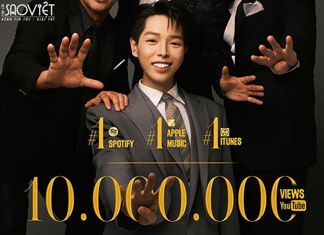 “Em Đồng Ý” của Đức Phúc và boyband 911 đạt 10 triệu views sau 6 ngày, all-kill các BXH nhạc Việt và vươn ra thế giới