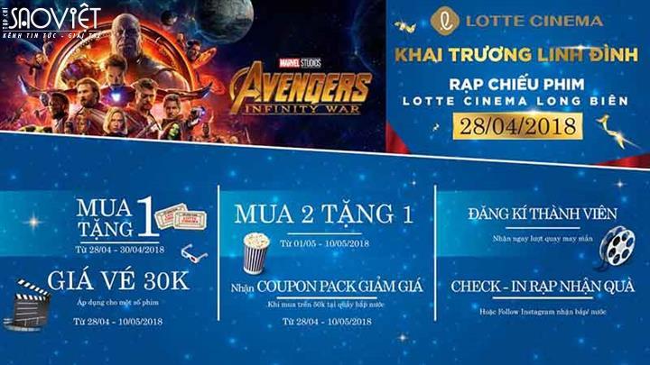 Fan Avengers đang lo cháy vé, đừng lo đã có thêm 3 rạp mới