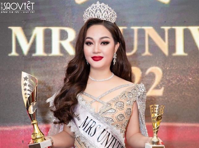 Hoa hậu Hoàng Thanh Nga xuất sắc đoạt giải Á hậu 1 Mrs Universe 2022 tại Sofia - Bulgaria