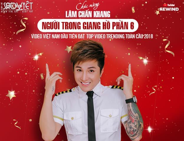 LÂM CHẤN KHANG VỠ ÒA KHI “NGƯỜI TRONG GIANG HỒ” (PHẦN 6) VÀO TOP TRENDING VIDEO TOÀN CẦU 2018.