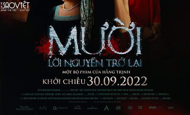 ‘Mười: Lời nguyền trở lại’ tung poster và trailer về tình yêu, thù hận và lễ trục vong