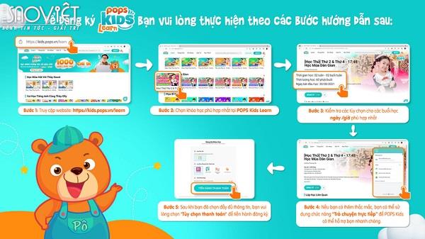 POPS Kids Learn: Giải pháp trang bị kiến thức cho bé mùa tựu trường online