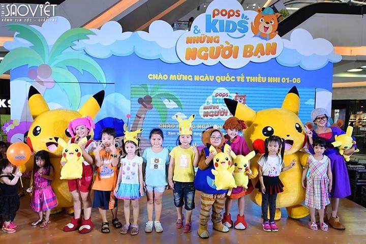 POPS Kids sẽ dẫn “đội quân” Pikachu đến thăm các bé vào quốc tế thiếu nhi