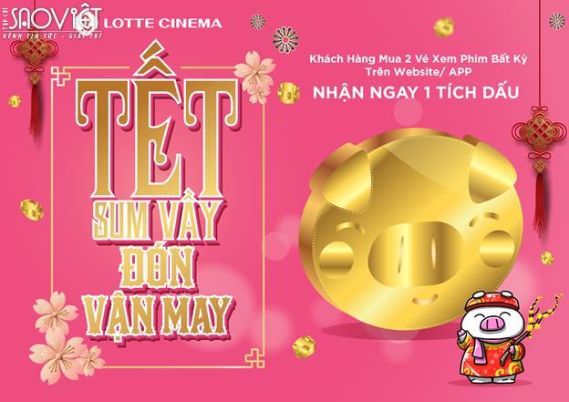 TẾT SUM VẦY, ĐÓN VẬN MAY TRAO TAY ƯU ĐÃI CÙNG LOTTE CINEMA