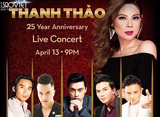 Thanh Thảo tiếp tục mang liveshow đến các tiểu bang khác ở Mỹ