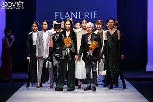 CATWALK TRONG TUẦN LỄ THỜI TRANG QUỐC TẾ VIỆT NAM, HƯƠNG GIANG  “ẴM TRỌN” VỊ TRÍ VEDDETE CỦA FLANERIE