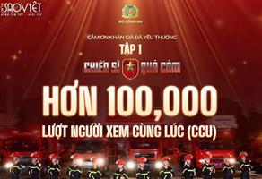 “Chiến sĩ quả cảm” chiếm lĩnh Top 1 Rating Đài truyền hình Việt Nam