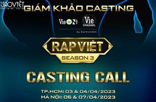 Chính thức: Sẽ có 3 giám khảo casting tại Rap Việt Mùa 3 (2023)