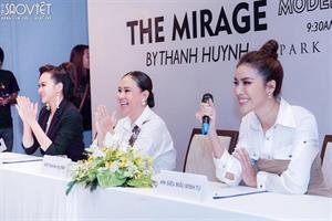 Chưa trình diễn, bộ sưu tập The Mirage đã được Hoa hậu Nellys Ricio mặc chụp hình