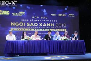 Công bố danh sách đề cử giải thưởng Ngôi Sao Xanh 2018