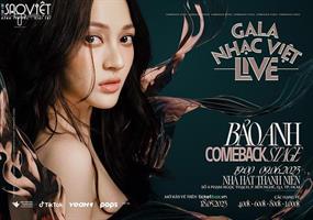 Gala Nhạc Việt Live mở màn với ca sĩ Bảo Anh cùng E.P comeback