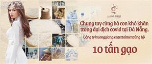 Hành động đẹp: Hoa hậu Hương Giang quyên góp 10 tấn gạo cho Đà Nẵng chống dịch Covid19