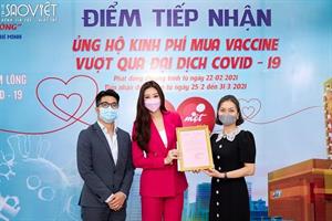 Hoa hậu Khánh Vân hưởng ứng chương trình “Triệu trái tim – Một tấm lòng – Vaccine vượt qua Covid-19”