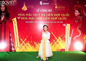 Hoa hậu nhí Phùng Hiểu Anh tham gia cuộc thi Quốc tế tại Ấn Độ