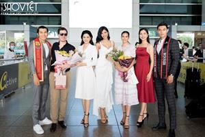 Hoàng Thuỳ, Mỹ Duyên, Vũ Hương Giang đón đương kim Miss Supranational tới thăm Việt Nam.