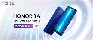 HONOR 8A – Khẩu pháo âm thanh bỏ túi với giá chỉ 2.990.000 đồng