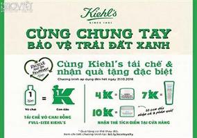 Làm đẹp tự nhiên, làm đẹp cho thiên nhiên với chiến dịch tháng trái đất của Kiehl's 