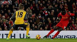 Liverpool vs Arsenal:  3-1