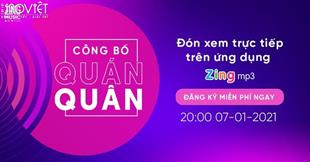 Livestream công bố kết quả ZMA 2020 vào 20h 7/1 trên ứng dụng Zing MP3 