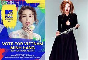 MINH HẰNG ĐẠI DIỆN VIỆT NAM TRANH CỬ TẠI GIẢI THƯỞNG ÂM NHẠC HÀNG ĐẦU THẾ GIỚI MTV EMA 2018