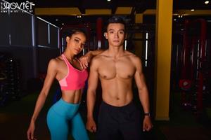 Nhã Miên - Anh Tuấn khoe dáng mạnh khỏe, năng động trong phòng gym