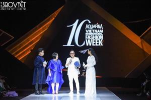 NTK NGUYỄN CÔNG TRÍ CHÍNH THỨC MỞ MÀN AQUAFINA VIETNAM INTERNATIONAL FASHION WEEK 2020