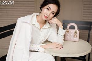 Nữ hoàng trang sức Thanh Trúc đẹp say đắm trong thời tiết giao mùa
