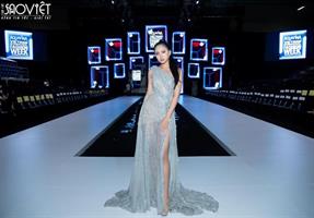 Phù Bảo Nghi trở thành MC tiếng Anh dẫn dắt bế mạc trên Fanpage Aquafina VietNam International Fashion Week