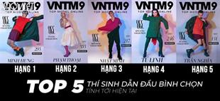 Top 5 thí sinh Top Model Online chính thức lộ diện