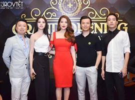 Trương Ngọc Ánh rực rỡ sắc đỏ trong ngày lên chức bà chủ