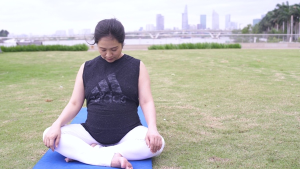 Thanh Thuý chia sẻ bí quyết khoẻ mạnh ở tháng thứ 8 thai kỳ 3